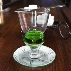 BarProducts.com Master Mixology Pontarlier Absinthe Glass - W/o Facet Cuts
