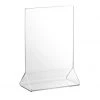 BarProducts.com Acrylic Tabletop Menu Card Holder - 4" X 6" Bar / Table Top Signs