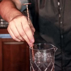 BarProducts.com Master Mixology BarConic® Copper Bar Spoon With Disk - 11"