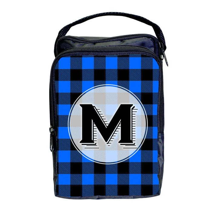 add-your-name-bar-tote-web-front-plaid-blue-monogram.jpg BarProducts.com Bartender Tote Bag - ADD YOUR NAME Plaid Patterns BAR TOOLS