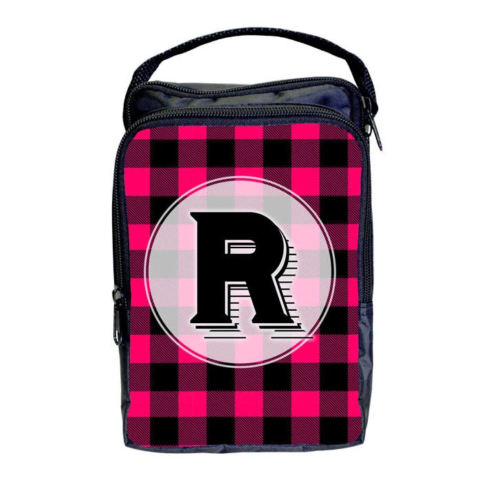 add-your-name-bar-tote-web-front-plaid-pink-monogram.jpg BarProducts.com Bartender Tote Bag - ADD YOUR NAME Plaid Patterns BAR TOOLS