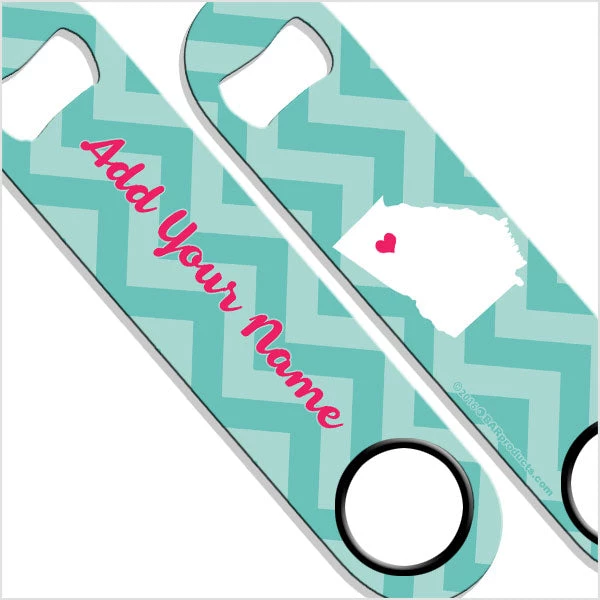 add-your-name-chevon-states-opener-ga.jpg BarProducts.com ADD YOUR NAME SPEED Bottle Opener - Chevron States
