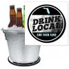 BarProducts.com ADD YOUR NAME - Beer Bucket Coaster - Drink Local BAR SUPPLIES 1 BarProducts.com ADD YOUR NAME - Beer Bucket Coaster - Drink Local BAR SUPPLIES