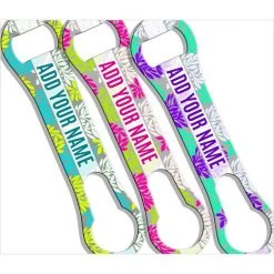 BarProducts.com ADD YOUR NAME V-Rod® Bottle Opener - Coral