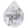 BarProducts.com ADD YOUR NAME - Custom Glass Rimmer Lid - White Marble BAR SUPPLIES