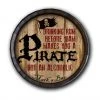 BarProducts.com BAR DECOR Custom Wood Barrel Top Sign – Pirate 1 BarProducts.com BAR DECOR Custom Wood Barrel Top Sign – Pirate