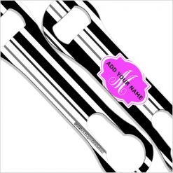 BarProducts.com ADD YOUR NAME V-Rod® Bottle Opener – Stripes BAR TOOLS