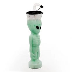 BarProducts.com Drinkware BarConic® Alien Party Yard Cup With Lid And Straw - 27 Oz.