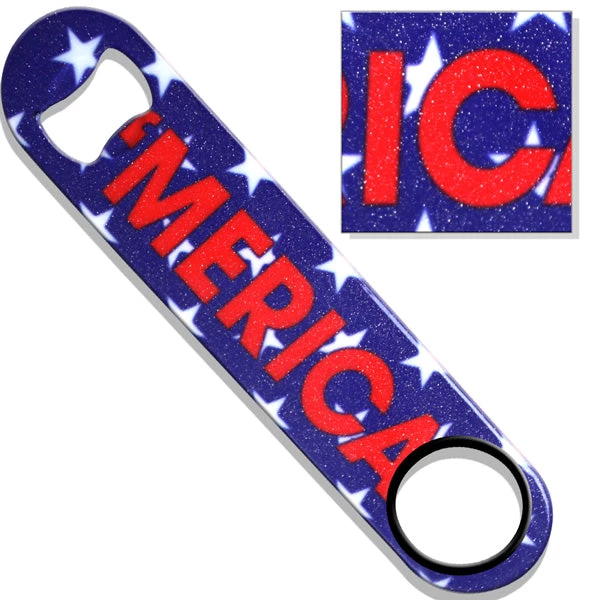 america-f_ck-yeah-speed-opener.jpg BarProducts.com Glitter 'Merica F*#K Yeah Kolorcoat™ Speed Bottle Opener