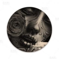 BarProducts.com Amor Eterno Round Wooden Table Top - Two Sizes Available Featured Artists