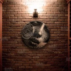 BarProducts.com Amor Eterno Round Wooden Table Top - Two Sizes Available Featured Artists