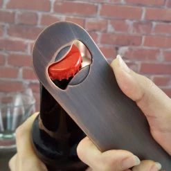 BarProducts.com BarConic® Bottle Opener – Antique Finish BAR TOOLS