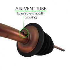 BarProducts.com BAR SUPPLIES BarConic® Liquor Pourer With Antique Copper Finish