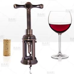BarProducts.com Vintage Corkscrew - Antique Finish