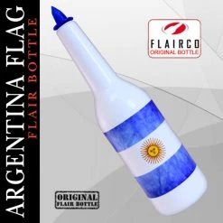 BarProducts.com BAR TOOLS Kolorcoat™ Flair Bottle - Argentina Flag Design - 750ml