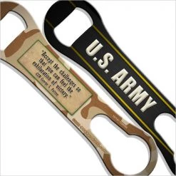 BarProducts.com V-Rod® Bottle Opener / Pour Spout Remover - Army