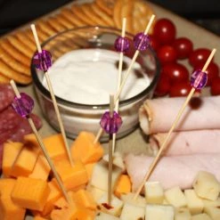 BarProducts.com Bamboo Ball Picks - 100 Pack Master Mixology