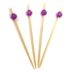 BarProducts.com Bamboo Ball Picks - 100 Pack Master Mixology