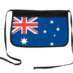 BarProducts.com KITCHEN, DINING & SERVICE Flags Of The World Two-Pocket Kolorcoat™ Server Apron