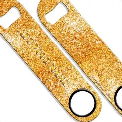 BarProducts.com ADD YOUR NAME SPEED Bottle Opener – Bling – Several Color Options BAR TOOLS