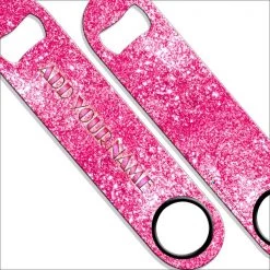 BarProducts.com ADD YOUR NAME SPEED Bottle Opener – Bling – Several Color Options BAR TOOLS