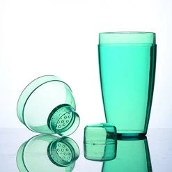BarProducts.com Cocktail Shakers Plastic 3 Piece Cocktail Shaker - 10oz