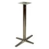 BarProducts.com Bar / Restaurant Tables Chrome Plated Cross Bases