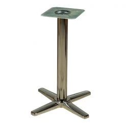 BarProducts.com Bar / Restaurant Tables Chrome Plated Cross Bases