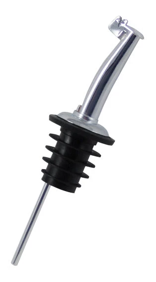 ba-tapered-pourer-w-flap-285.jpg BarProducts.com Liquor Pourers - Tapered Metal With Flap