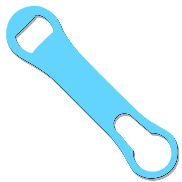 baby-blue-vrod-bottle-opener-1.jpg BarProducts.com BAR TOOLS Baby Blue Kolorcoat™ V-Rod® Bottle Opener