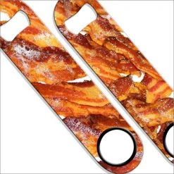 BarProducts.com Speed Bottle Opener / Bar Key - Bacon Bartending Bottle Openers