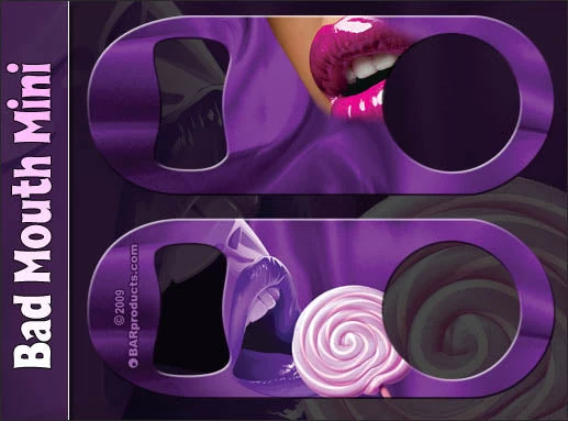 bad-mouthmini-opener.jpg BarProducts.com BAR TOOLS Mini Speed Bottle Opener / Bar Key - Bad Mouth