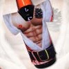 BarProducts.com Bottle & Can Coolers T-Shirt Style Bottle Cooler - Naughty Santa