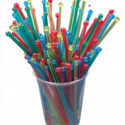 BarProducts.com BarConic® Ball Head Stirrers - 6" - Color Options - Pack Of 500