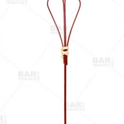 BarProducts.com Heart Bamboo Cocktail Picks - 100 Pack - Red Master Mixology