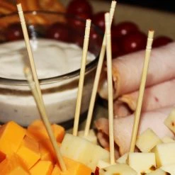 BarProducts.com Bamboo Cocktail Picks - 3.5 Inch - 100 Pack BAR SUPPLIES