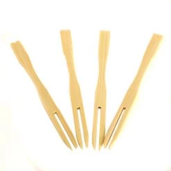 BarProducts.com Bamboo Fork Pick - 100 Pack Master Mixology