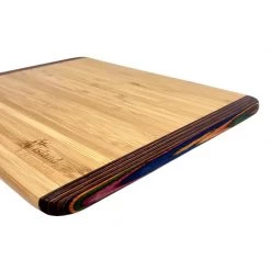 BarProducts.com SPECIAL COLLECTIONS Bamboo Rainbow Cutting Board