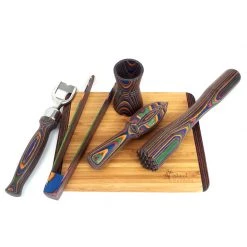 BarProducts.com Bamboo Rainbow Bar Set - 6 Piece SPECIAL COLLECTIONS