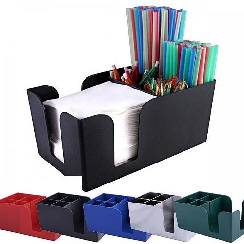 bar-caddy-lineup-all-colors-1.jpg BarProducts.com Super Savers Bar Caddy - 5 Compartment - Color Options