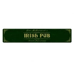 BarProducts.com Custom Printed Bar Mat - Irish Pub - 20" X 4"