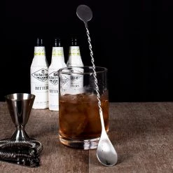 BarProducts.com BarConic® Bar Spoon With Round Rod - Stainless Steel