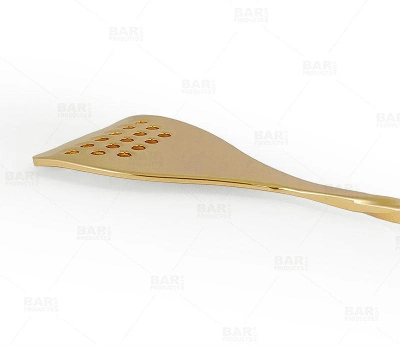 bar-spoon-strainer-tip-gold-bpc-4.jpg BarProducts.com BarConic® Bar Spoon Strainer - Gold Plated - 40cm BAR TOOLS