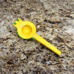 BarProducts.com BAR TOOLS BarConic® 2-in-1 Enameled Aluminum Citrus Squeezer