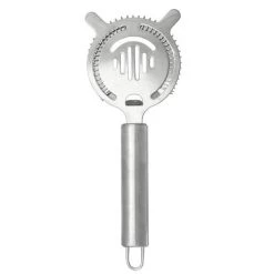 BarProducts.com Barconic® 2 Prong Stainless Steel Handled Cocktail Strainer