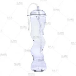 BarProducts.com BAR SUPPLIES BarConic® 22oz Twisted Party Yard Cup W/lid & Handle [Assorted Colors]