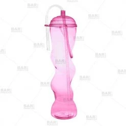BarProducts.com BAR SUPPLIES BarConic® 22oz Twisted Party Yard Cup W/lid & Handle [Assorted Colors]