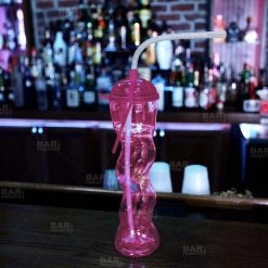 BarProducts.com BAR SUPPLIES BarConic® 22oz Twisted Party Yard Cup W/lid & Handle [Assorted Colors]