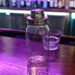 BarProducts.com BarConic® Glassware - Mason Jar Shaker - 24oz BAR TOOLS
