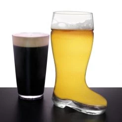 BarProducts.com BarConic® 26 Oz Glass Beer Boot - Das Boot - Beer Glass